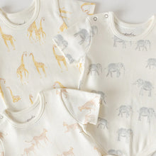 Load image into Gallery viewer, Pehr Organic Short Sleeve Shoulder Snap One-Piece