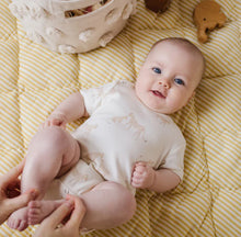 Load image into Gallery viewer, Pehr Organic Short Sleeve Shoulder Snap One-Piece