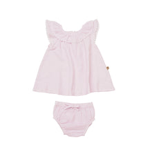 Load image into Gallery viewer, Cotton Cub Organic Muslin Emira Dress & Bloomer Set
