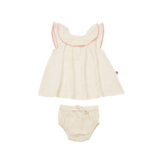 Load image into Gallery viewer, Cotton Cub Organic Muslin Emira Dress & Bloomer Set