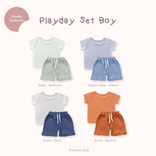 Load image into Gallery viewer, Cotton Cub Organic Playday Set - Boy