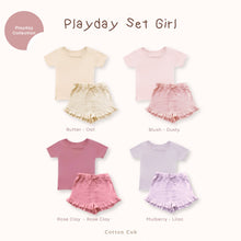 Load image into Gallery viewer, Cotton Cub Organic Playday Set - Girl