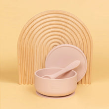 Load image into Gallery viewer, Kiin Silicone Suction Bowl with Lid + Spoon Set