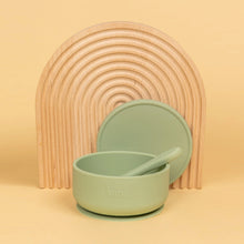 Load image into Gallery viewer, Kiin Silicone Suction Bowl with Lid + Spoon Set