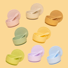 Load image into Gallery viewer, Kiin Silicone Suction Bowl with Lid + Spoon Set
