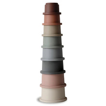 Load image into Gallery viewer, Mushie Stacking Cups Toy