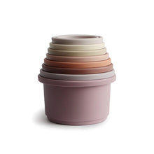 Load image into Gallery viewer, Mushie Stacking Cups Toy
