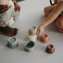 Load image into Gallery viewer, Mushie Stacking Cups Toy
