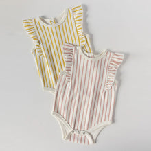 Load image into Gallery viewer, Pehr Organic Sleeveless Ruffle One-Piece