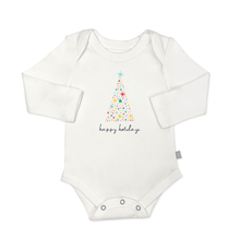 Load image into Gallery viewer, Finn + Emma Organic Long Sleeve Bodysuit (Holiday Collection)