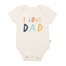 Load image into Gallery viewer, Finn + Emma Organic Bodysuit & Tee (Love Mom & Love Dad)