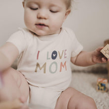 Load image into Gallery viewer, Finn + Emma Organic Bodysuit & Tee (Love Mom & Love Dad)