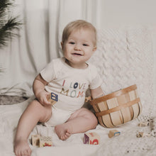 Load image into Gallery viewer, Finn + Emma Organic Bodysuit & Tee (Love Mom & Love Dad)