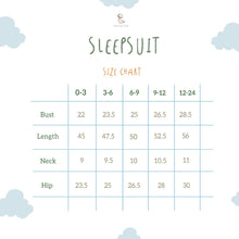 Load image into Gallery viewer, Cotton Cub Organic 2 Way Zipper Sleepsuit