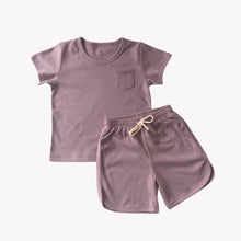 Load image into Gallery viewer, Cotton Cub Organic Pocket Tee & Shorts Set