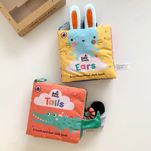 Load image into Gallery viewer, Baby Touch Cloth Book - Ears & Tails