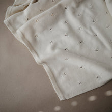 Load image into Gallery viewer, Mushie Organic Knitted Baby Blanket