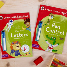 Load image into Gallery viewer, Learn with Ladybird Wipe-Clean Activity Book Series