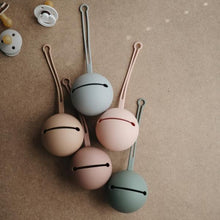 Load image into Gallery viewer, Mushie Silicone Pacifier Case