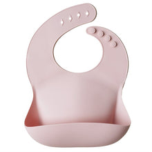 Load image into Gallery viewer, Mushie Silicone Feeding Bib