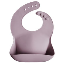Load image into Gallery viewer, Mushie Silicone Feeding Bib