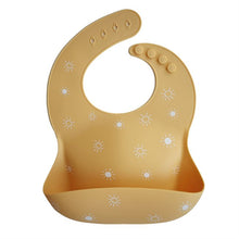 Load image into Gallery viewer, Mushie Silicone Feeding Bib