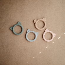 Load image into Gallery viewer, Mushie Teether - Bear & Cat