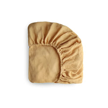 Load image into Gallery viewer, Mushie Extra Soft Muslin Crib Sheet