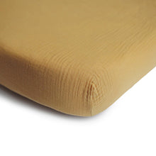 Load image into Gallery viewer, Mushie Extra Soft Muslin Crib Sheet