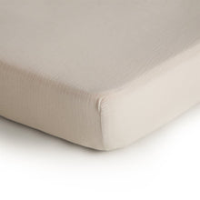 Load image into Gallery viewer, Mushie Extra Soft Muslin Crib Sheet