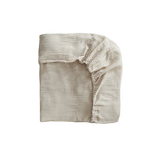 Load image into Gallery viewer, Mushie Extra Soft Muslin Crib Sheet
