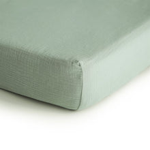 Load image into Gallery viewer, Mushie Extra Soft Muslin Crib Sheet