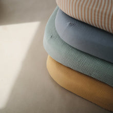 Load image into Gallery viewer, Mushie Extra Soft Muslin Crib Sheet