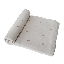 Load image into Gallery viewer, Mushie Organic Muslin Swaddle