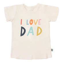 Load image into Gallery viewer, Finn + Emma Organic Bodysuit & Tee (Love Mom & Love Dad)