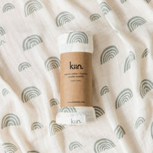 Load image into Gallery viewer, Kiin Organic Cotton + Bamboo Muslin Swaddle