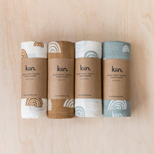 Load image into Gallery viewer, Kiin Organic Cotton + Bamboo Muslin Swaddle
