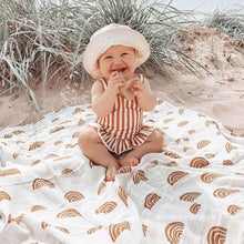 Load image into Gallery viewer, Kiin Organic Cotton + Bamboo Muslin Swaddle