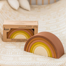 Load image into Gallery viewer, Kiin Silicone Rainbow Stacking Toy