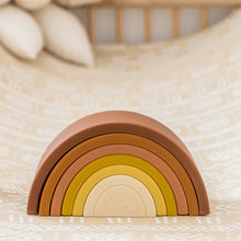 Load image into Gallery viewer, Kiin Silicone Rainbow Stacking Toy