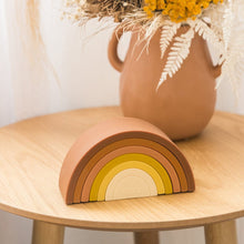 Load image into Gallery viewer, Kiin Silicone Rainbow Stacking Toy
