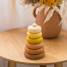 Load image into Gallery viewer, Kiin Silicone Round Stacking Tower Toy
