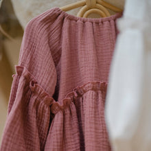 Load image into Gallery viewer, Cotton Cub Organic Muslin Sahra Dress &amp; Bloomer Set
