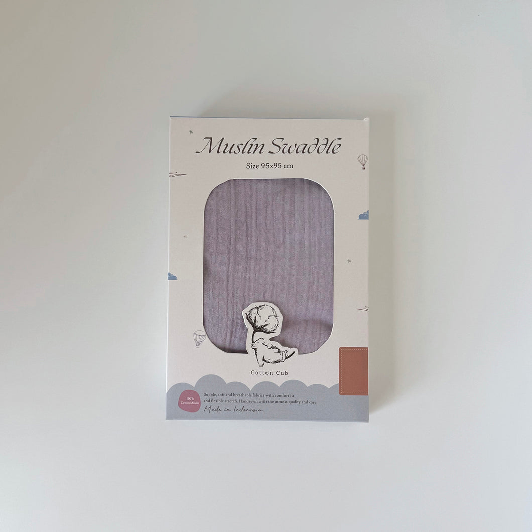 Cotton Cub Organic Muslin Swaddle & Blanket