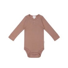 Load image into Gallery viewer, Jamie Kay Organic Cotton Modal Long Sleeve Bodysuit
