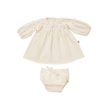 Load image into Gallery viewer, Cotton Cub Organic Muslin Sahra Dress &amp; Bloomer Set
