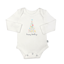 Load image into Gallery viewer, Finn + Emma Organic Long Sleeve Bodysuit (Holiday Collection)
