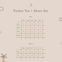 Load image into Gallery viewer, Cotton Cub Organic Pocket Tee &amp; Shorts Set
