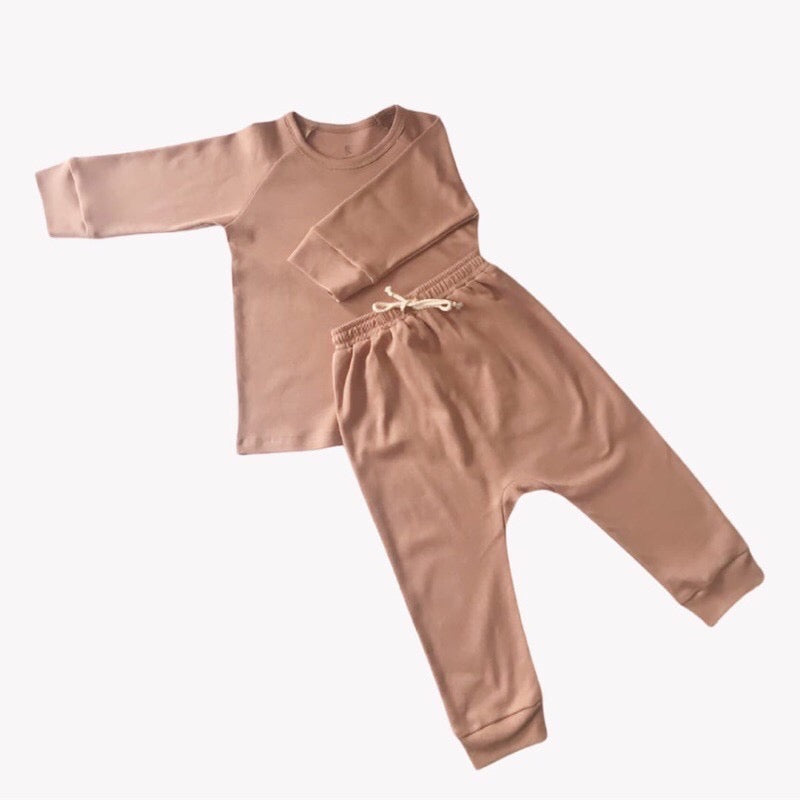 Cotton Cub Organic Long Tee & Pants Set