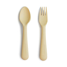 Load image into Gallery viewer, Mushie Fork &amp; Spoon Set
